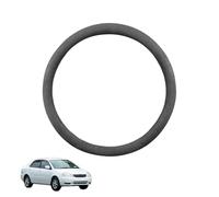Coprivolante di Volante Auto in Pelle Scamosciata Forma Rotonda per Corolla 9th E120 E130 2000-2005 Antiscivolo Traspirante Protezioni del Volante Nero,A