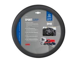 Coprivolante elasticizzato Silicone 34/51cm Auto Camion Furgoni Antiscivolo Nero