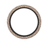 Coprivolante elasticizzato universale per auto con motivo zebrato minimalista, 38 cm, antiscivolo, traspirante, per SUV e camion
