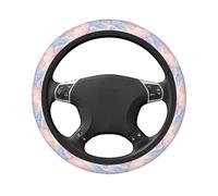 Coprivolante elasticizzato universale per auto con pozzanghere di inchiostro alcool, crema al burro, rosa cielo, 38 cm, antiscivolo, traspirante, per SUV camion
