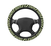 Coprivolante elasticizzato universale per auto, motivo zebrato minimalista, 38 cm, antiscivolo, traspirante, per SUV e camion