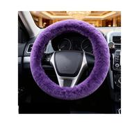 Coprivolante elastico 2 set Set coprivolante invernale in morbido peluche in 3 pezzi da donna, con coperture for freno a mano e cambio(PURPLE)