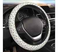 Coprivolante elastico a forma di piccola vespa, accessorio per auto, antiscivolo, traspirante e assorbente per il sudore, adatto per volanti da 15 pollici, sia per uomini che per donne.