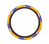 Coprivolante elastico con bandiera della Spagna americana. Stampa completa in neoprene per auto, SUV, camion, facile da installare