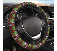 Coprivolante elastico Frogs and Mushrooms, accessori per auto, antiscivolo, traspirante e assorbente del sudore, adatto per volanti da 15 pollici, sia per uomini che per donne.