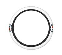 Coprivolante elastico Repubblica Dominicana. Stampa completa in neoprene per auto, SUV, camion, facile da installare