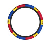 Coprivolante elastico stampato bandiera della Moldavia durevole, morbido e spesso, adatto per auto, SUV e camion, ecc.