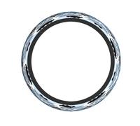Coprivolante elastico stampato con onde che lambiscono sulle rocce, durevole, morbido e spesso, adatto per auto, SUV, camion, ecc.