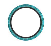 Coprivolante elastico stampato con scritta "I Love Gymnastic", antiscivolo, resistente, adatto per la maggior parte delle auto
