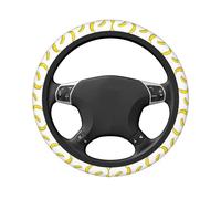Coprivolante elastico universale per auto, a banana, giallo, 38 cm, antiscivolo, traspirante, per SUV e camion