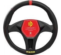 COPRIVOLANTE PER AUTO MARCA MOMO COLORE NERO ROSSO