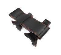 Coprivolante Fai Da Te Cucito A Mano Per VW Per Golf 4 MK4 1998-2004 Per Passat B5 1996-2005 Finiture In Pelle Morbida Traforata Coprivolante(Black-red line)