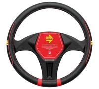Coprivolante Fast pvc nero/cuciture rosse 38-39 cm