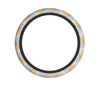 Coprivolante Footprints in The Sand per donne e uomini, accessori per interni auto durevoli, materiale antiscivolo, misura universale per auto, SUV, camion