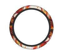 Coprivolante Glutton Shrimps Per Volanti 38Cm | Coprivolante per auto Elasticizzato Neoprene Accessori interni per Donne Uomini Furgone