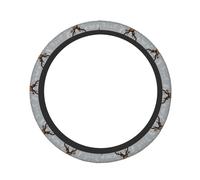 Coprivolante grigio prugna stampato cervo 38,1 cm elastico elastico coprivolante surround comoda presa