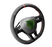 Coprivolante in alcantara cucito a mano compatibile con Volkswagen Golf 7 MK7 Polo Arteron Caddy Passat Sharon