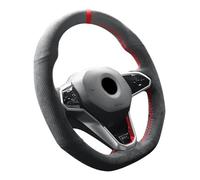 Coprivolante in alcantara cucito a mano compatibile con Volkswagen Golf 8 MK8 GTI Golf GTE 2020 2021