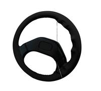 Premium, coprivolante in pelle - L - Ã 37/39 cm - Nero