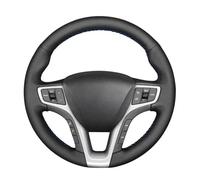 Coprivolante In Microfibra Fai Da Te Personalizzato Accessori Per Interni Auto Per Hyundai Per I40 2011-2019(Red)