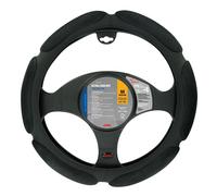 COPRIVOLANTE IN MICROFIBRA PER AUTO SKEENTEX TRAFORATO UNIVERSALE IMBOTTITO NERO