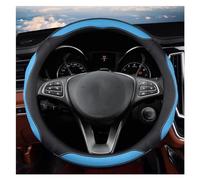 Coprivolante in Pelle a Forma di O e di D per Mercedes, Benz, AMG, AC, CLA, E, GLA, GLC, GLE, SB, CLS Bianco, a Forma di D (Blu, a Forma di O).