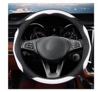 Coprivolante in Pelle a Forma di O e di D per Mercedes, Benz, AMG, AC, CLA, E, GLA, GLC, GLE, SB, CLS Bianco (Bianco a Forma di O)