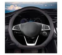 Coprivolante in Pelle a Forma di O e di D per Mercedes, Benz, AMG, AC, CLA, E, GLA, GLC, GLE, SB, CLS Bianco (Nero)