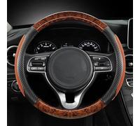 Coprivolante In Pelle Antiscivolo Per Auto A Forma O Morbido E Traspirante Per K5 Per Optima Per Sportage KX5 Per Niro(Brown)