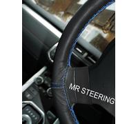 Coprivolante In Pelle Blu Chiaro Doppio Per Ford Escort MK2 1974-1981