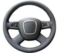 Coprivolante in pelle cucito a mano per auto fai da te,per Audi A4 B7 B8 A6 C6 2004-2011 Q5 2008-2012 Q7,coprivolante cucito a mano protezione volante