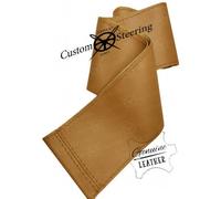 Coprivolante In Pelle Marrone A Sella Per Land Rover Series 3 1971-1985