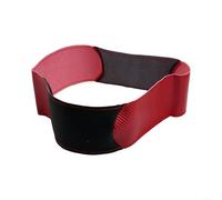 Coprivolante in pelle microfibra con cuciture su misura per adattarsi e proteggere contro l'usura per vari modelli di auto (rosso)