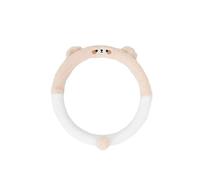 Coprivolante in pelle microfibra Coprivolante autunnale e invernale in peluche, caldo, antigelo, antiscivolo, per auto, con set di graziosi accessori per auto, orecchie da coniglio(MULTI)