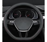 Coprivolante in Pelle Microfibra per VW Caddy 5/V 2020-2024 2025,Accessori Auto Interno per Comfort e Protezione,Copertura di Volante,Accessori Durevoli da Interno,D