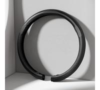 Coprivolante in Pelle Nappa, per Mazda CX-7 ER 2006-2012 | Pelle Nappa Premium, Spessore Sottile da 2.5mm, Trama in Carbonio Antiscivolo, Traspirante, Design Ergonomico, Presa Sicura