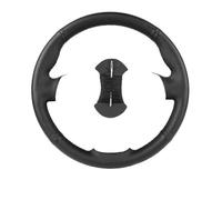 Coprivolante in pelle nera cucita a mano per Lancia Delta 2008-2015 Ypsilon 2011-2024 per Chrysler Delta 2011-2014 Coprivolante fai da te in microfibra traspirante