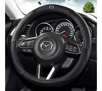 Coprivolante in Pelle per Mazda CX-3, CX-30, CX-5, CX-50 - Copertura Antiscivolo per Volante Auto, Accessori Interni