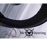 Coprivolante In Pelle Perforato Standard Piccolo 9 Viola Doppio STT