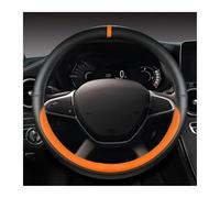 Coprivolante In Pelle PU Per Dacia Per Spring Per Sandero Per Stepway Per Accessori Auto Coprivolante Auto(Arancia)