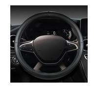 Coprivolante In Pelle PU Per Dacia Per Spring Per Sandero Per Stepway Per Accessori Auto Coprivolante Auto(Nero)
