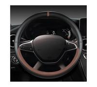 Coprivolante In Pelle PU Per Dacia Per Spring Per Sandero Per Stepway Per Accessori Auto Coprivolante Auto(Caffè)