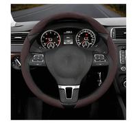 Coprivolante In Pelle Scamosciata Con Fibbia Antiscivolo Adatto PPer Vw Per Crafter Per Taigo Per Up Per Santana Per Nivus accessorio(Mocha Round 3 pezzi)