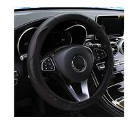 Coprivolante in pelle, universale, antiscivolo, traspirante, in microfibra, 37-38 cm, colore nero e rosso