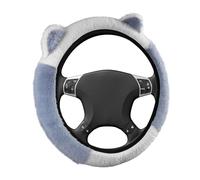 Coprivolante In Peluche Sintetico - 15 Pollici, Copertura Calda Per Volante Auto | Copertura Antiscivolo Carina Per Auto, Camion, SUV, Monovolume & Berlina, Traspirante & Confortevole