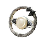 Coprivolante in pizzo da 38,1 cm, design con , accessori per auto | Protezione per volante auto per donne, camion, berline, SUV, camper, guida in città, viaggi quotidiani, viaggi su strada
