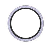 Coprivolante in scala di sirena arcobaleno Protezione elastica per avvolgimento dello sterzo per auto Accessori universali da 15 pollici per donne e uomini