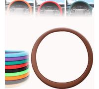 Coprivolante in silicone antiscivolo per auto, universale, facile da pulire, colore marrone