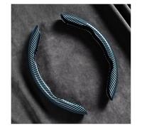 Coprivolante In Silicone Fibra Carbonio Antiscivolo Auto 2 Pezzi Per Cadillac Per Escalade Per CTS Per ATS Per SRX Per STS Per XT5 Per XT6 Traspirante Coprivolante(Sky blue)