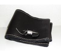 coprivolante in vera pelle nera compatibile con classe A w169 da cucire a mano